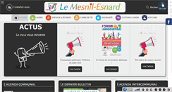 Desktop Screenshot of le-mesnil-esnard.fr